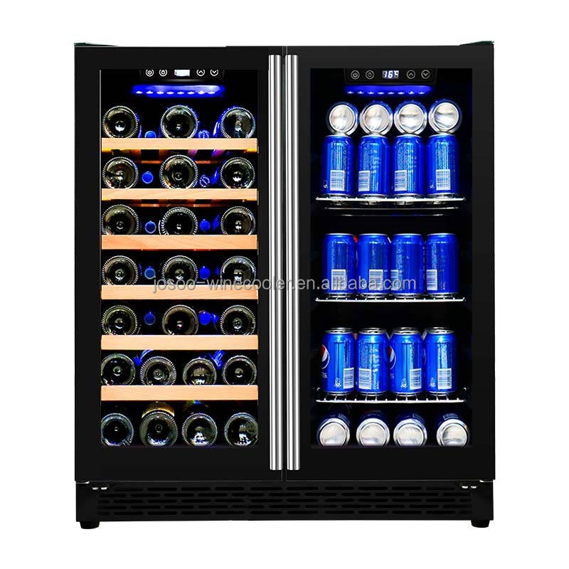 Wine Beer Fridge Dual Zone - Airo 120V 66 Bottles Wine and