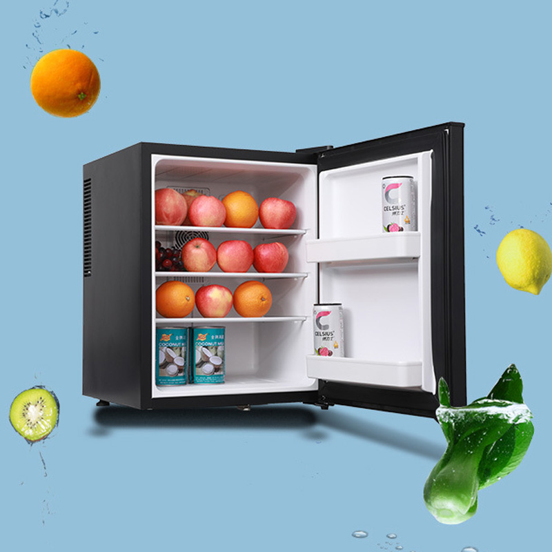 Wine Beer Cooler Fridge - Mini Fridge Cooler 40L Refrigerator Glass