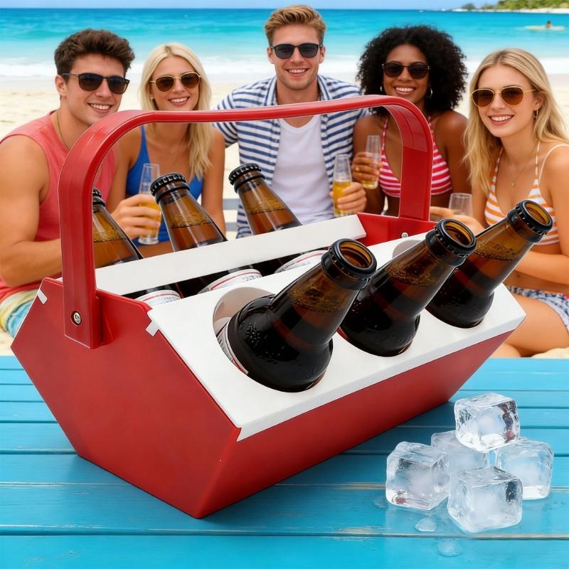 Beer Wine Zone - Hộp đựng đồ uống 6 lỗ
