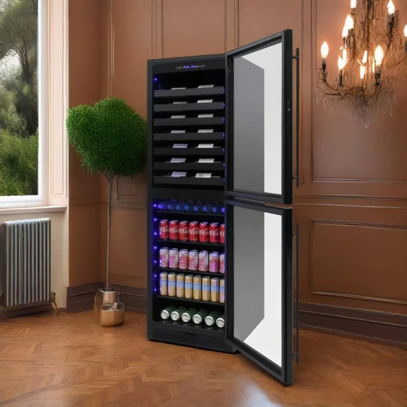 Beer Wine Zone - 24-Inch wide intelligent electric beverage refrigerator
