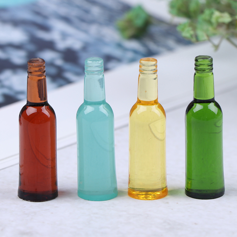 Wine With Beer - 6pcs 1:12 Dollhouse Miniature Beer Wine