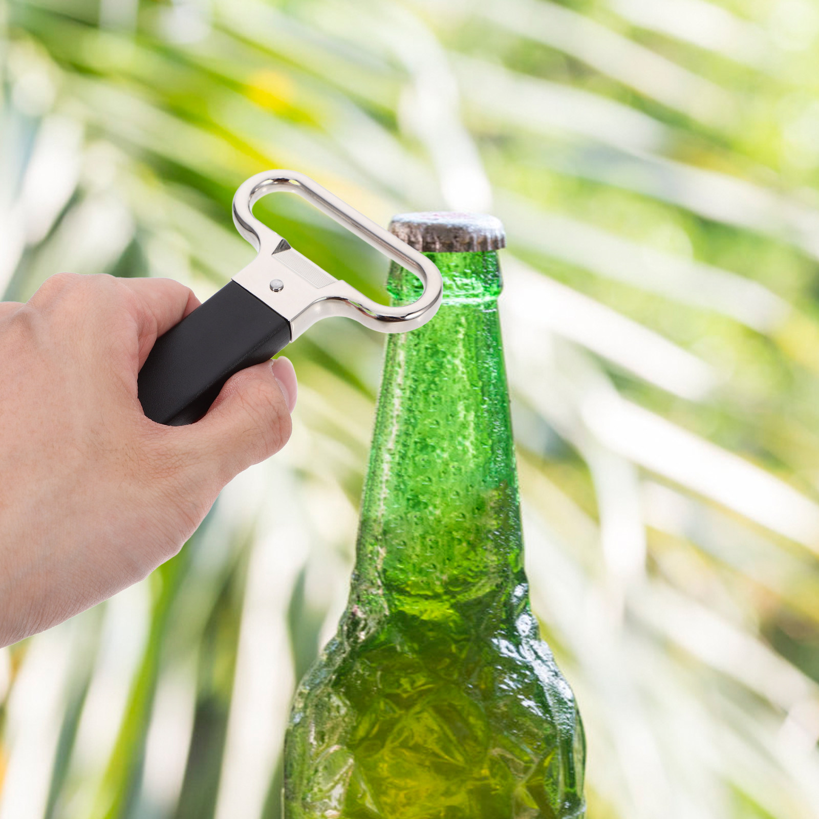 Wine In Beer Bottle - Zinc Alloy Multi-Purpose Bottle Opener Opens