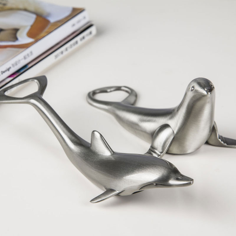 Wine In Beer Bottle - European-Style Creative Multi-Functional Dolphin Bottle Opener