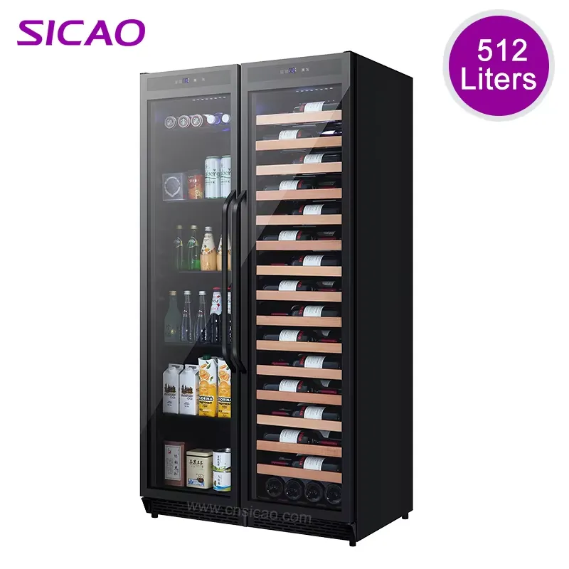 Beer Wine Zone - Built In Beverage Fridge Double Door