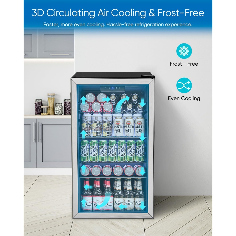 Beverage Refrigerator Cooler - - đánh giá và giá Wine Beer Cooler Fridge