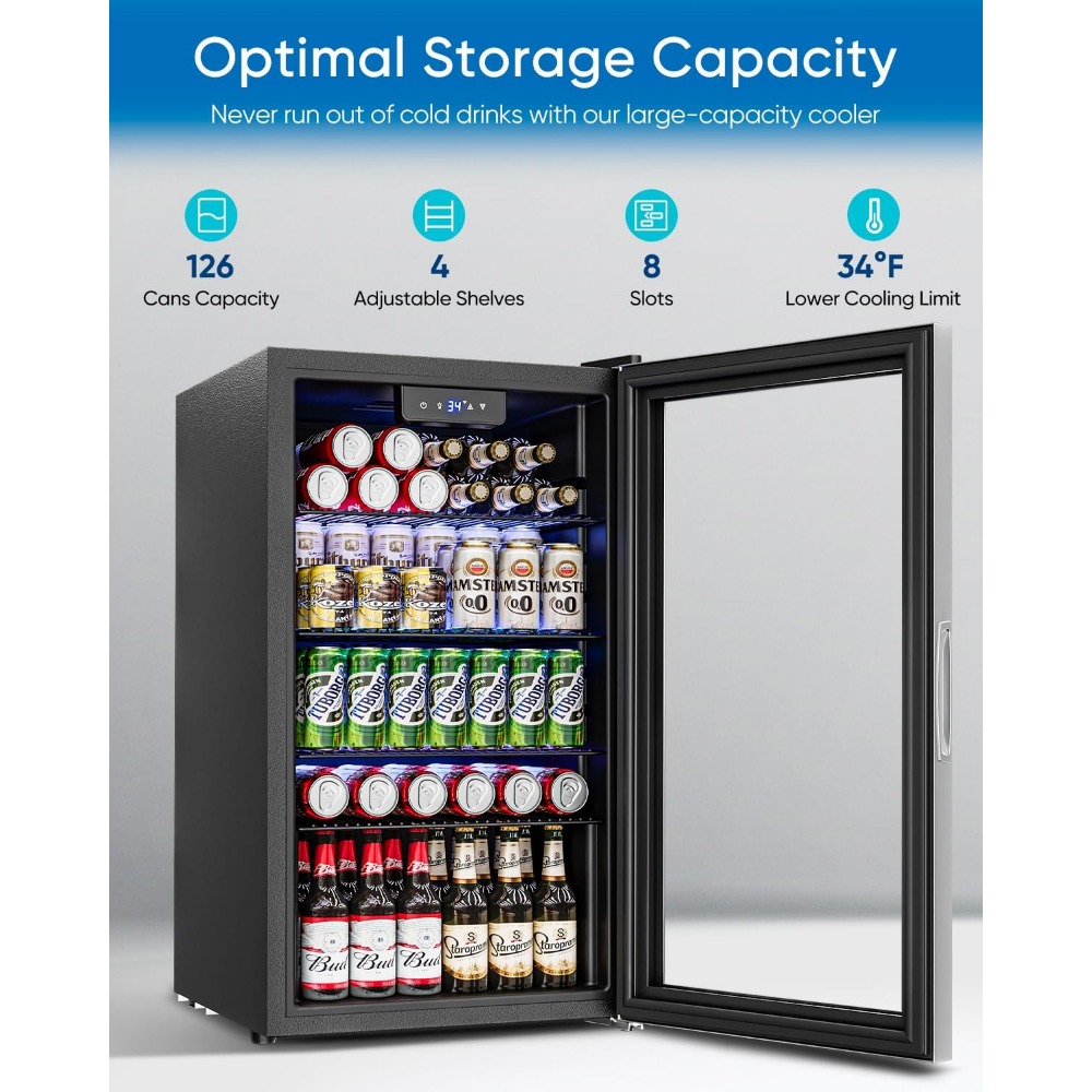 Beverage Refrigerator Cooler - - đánh giá và giá Wine Beer Cooler Fridge
