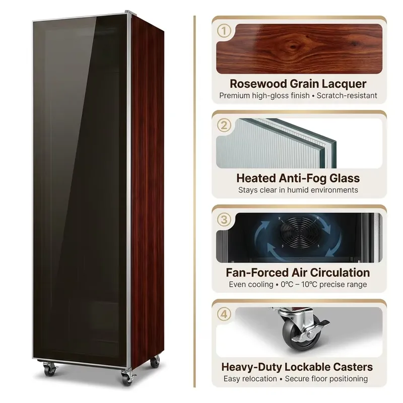 SFW Certificate Rosewood Finis - đánh giá và giá Wine Beer Cooler Fridge