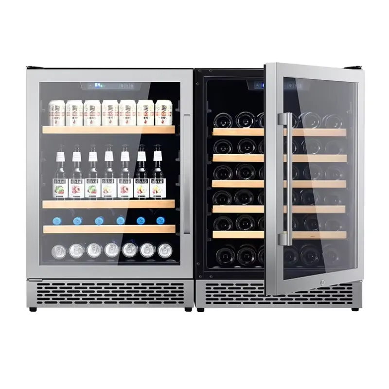 48 Bottle Wine Fridge Dual Gla - đánh giá và giá Beer Wine Zone