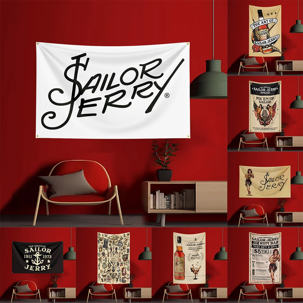 90X150CM S-Sailor Jerrys rum F - đánh giá và giá Wine Beer Rum