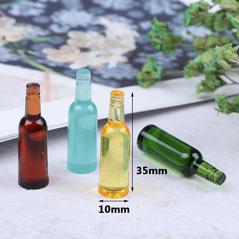 6pcs 1:12 Dollhouse Miniature  - đánh giá và giá Wine With Beer