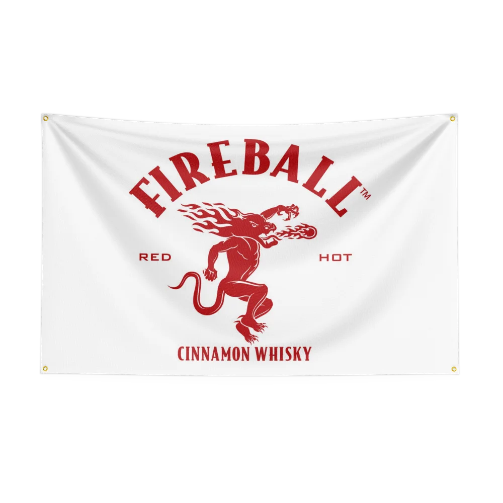 3×5ft whisky-f-fireballs Flag  - đánh giá và giá Wine Beer Rum