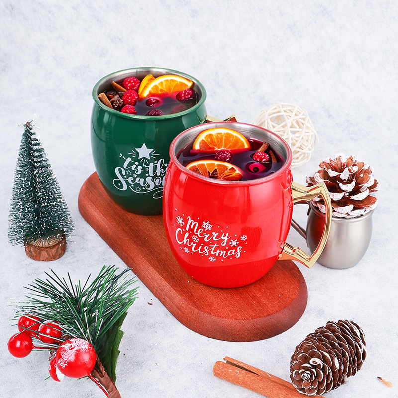 Christmas Festival Mugs, Red W - đánh giá và giá Beer And Wine Festival