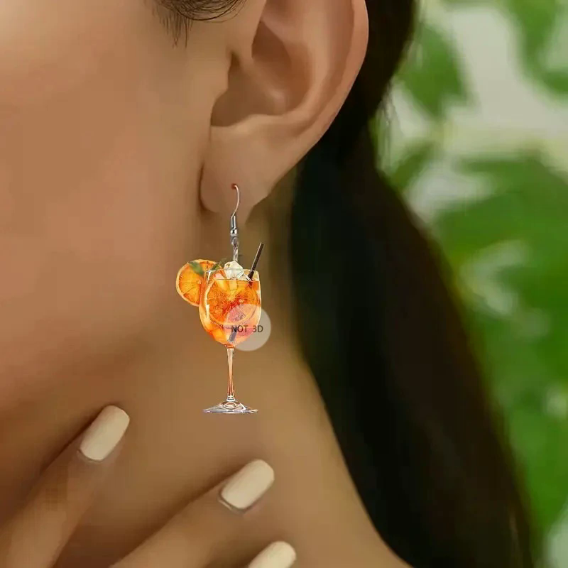 Fashion 2D Flat Design Earring - đánh giá và giá Beer And Wine Festival
