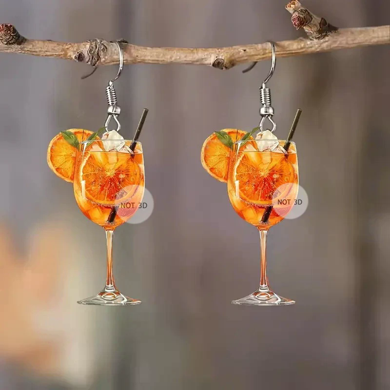 Fashion 2D Flat Design Earring - đánh giá và giá Beer And Wine Festival