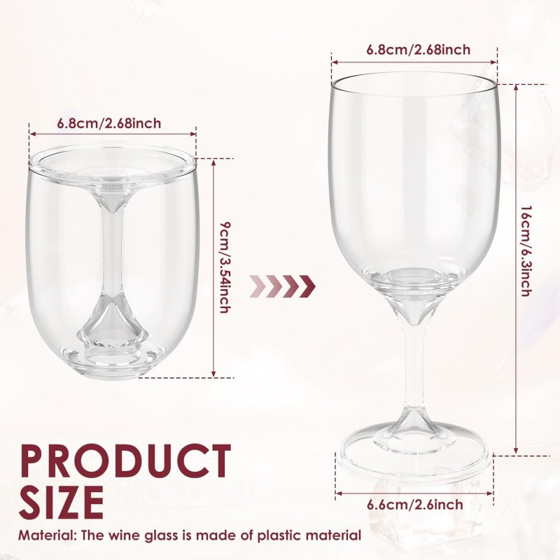 Folding Wine Glass Transparent - đánh giá và giá Wine & Beer Quito