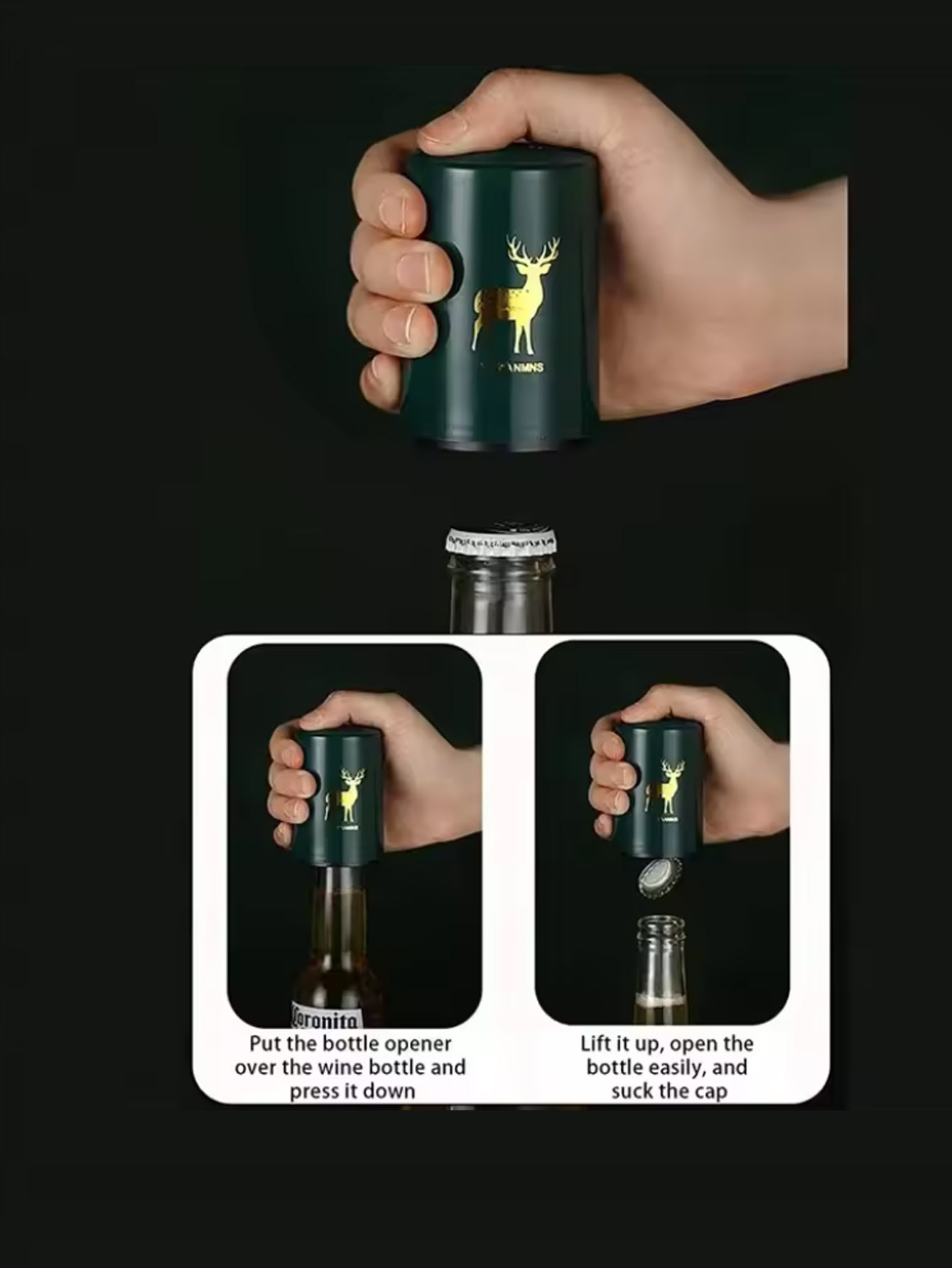 1Pcs Automatic Beer Bottle Ope - đánh giá và giá Wine In Beer Bottle