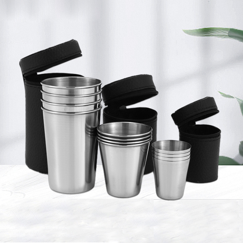 4Pcs Outdoor Practical Travel  - đánh giá và giá Beer Flight Set