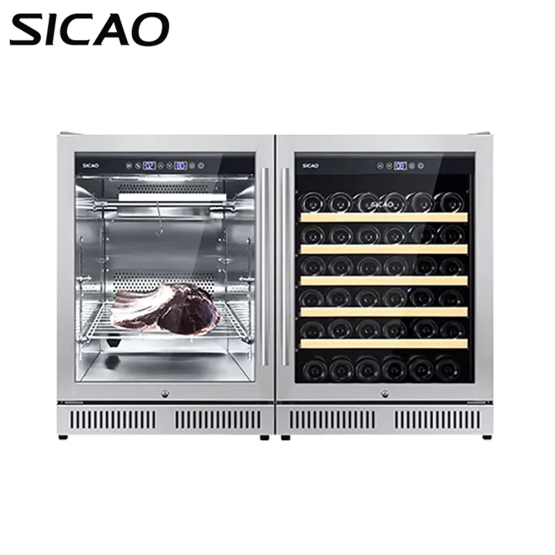 Under Counter Dry Age Fridge W - đánh giá và giá Wine Beer Fridge Dual Zone