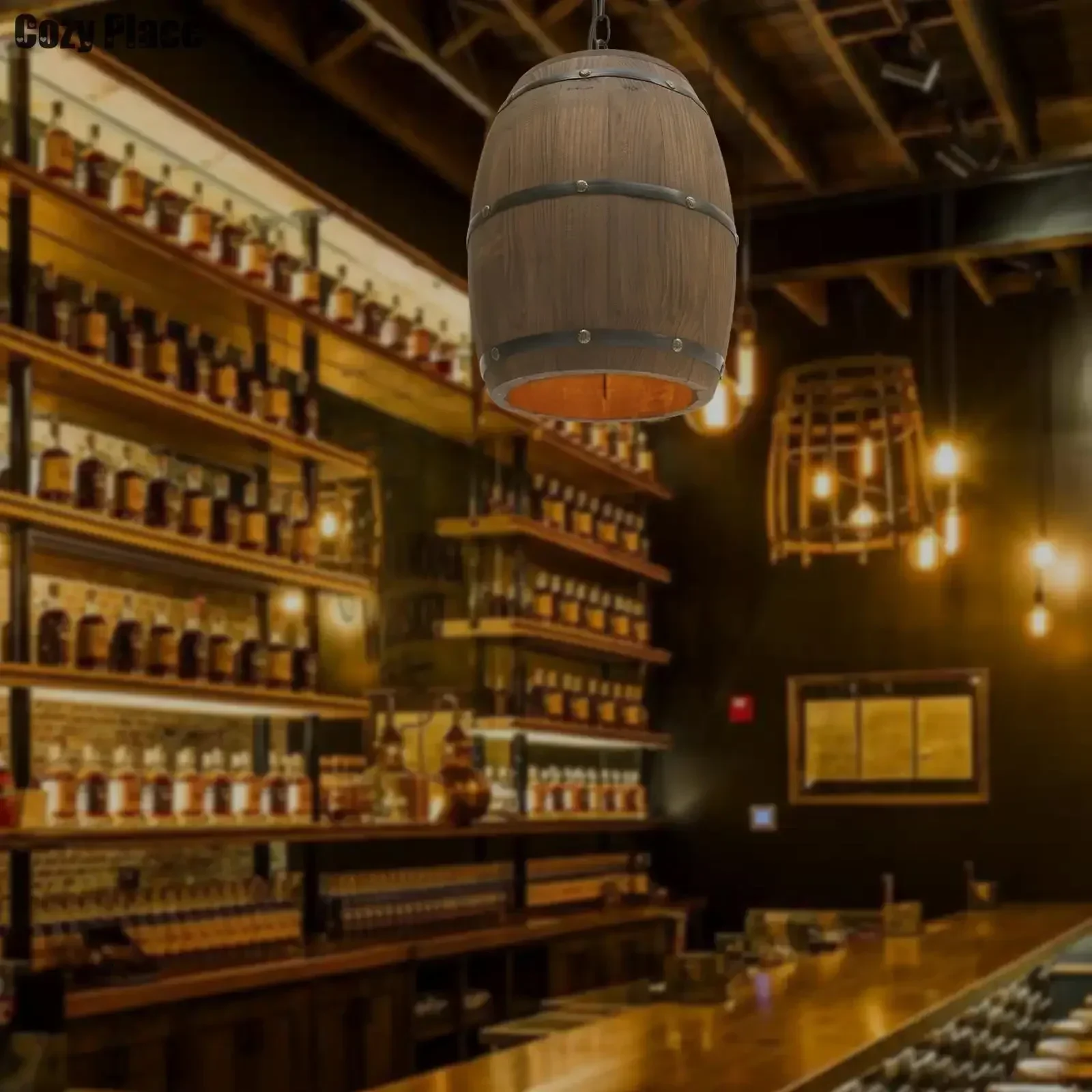 Rustic Lamp Vintage Chandelier - đánh giá và giá Wine & Beer Quito