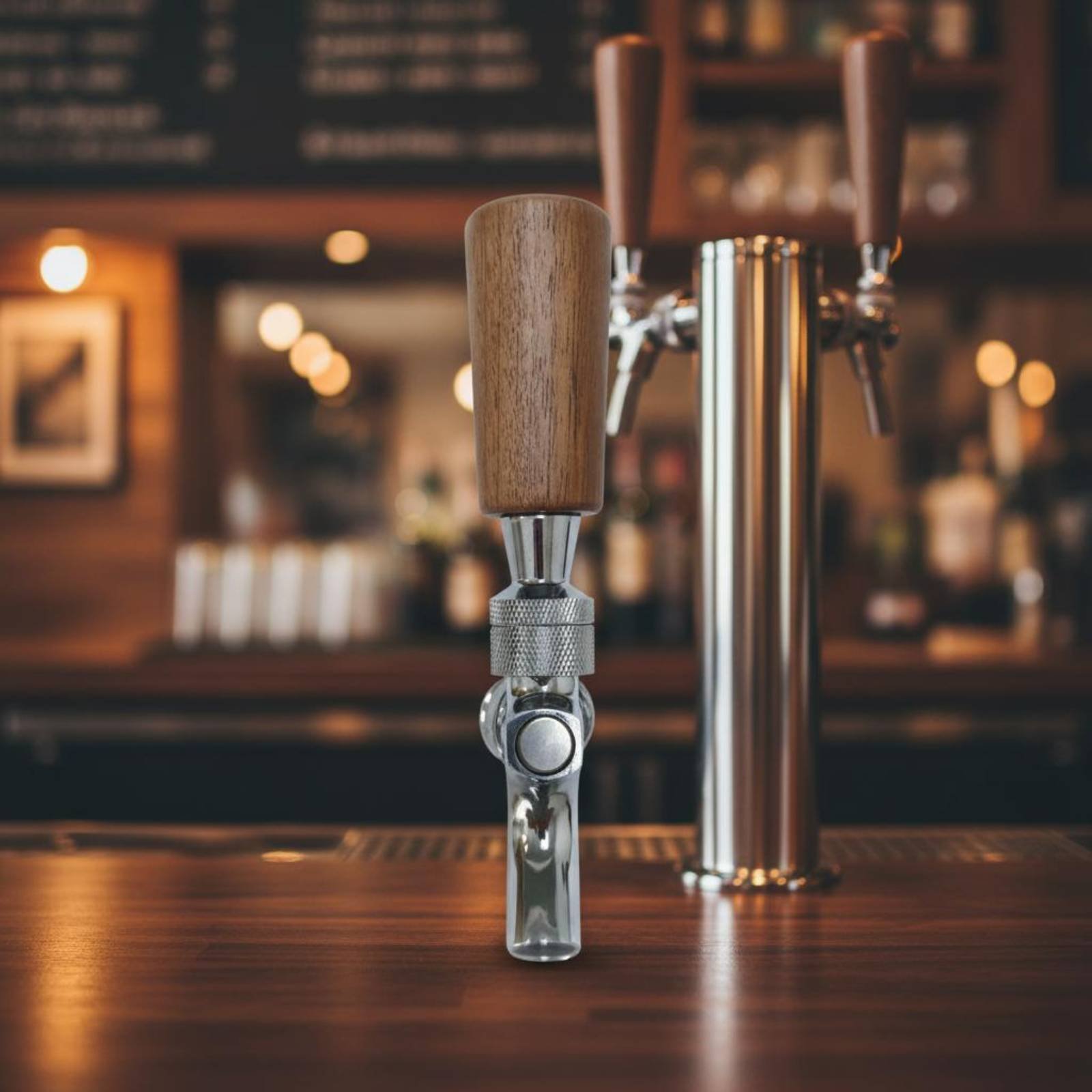 Short Wooden Beer Handle Solid - đánh giá và giá Wine With Beer