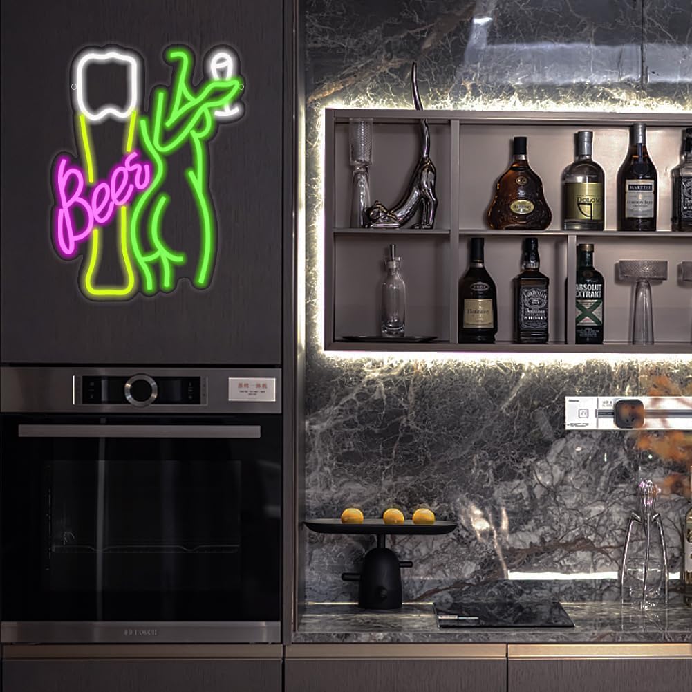 Beer Neon Sign Women's Body Ne - đánh giá và giá Wine Beer Store
